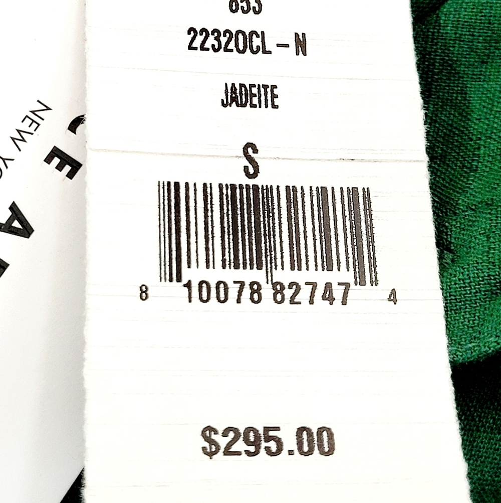 NWT APIECE APART Maurino Drop Waist Mini Dress Jadeite Green Organic Cotton S - Picture 10 of 16